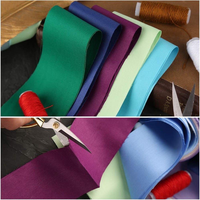ZMAAGG Jelly Roll Fabric  Fabric Squares Patchwork Sewing Roll Soft Cotton Fabrics for Quilting Crafting Fabrics Strips Bundle for DIY Craft Decoration  Cushions  Tablecloths Making - Image 5